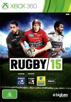 Rugby 15 (USA) box cover front